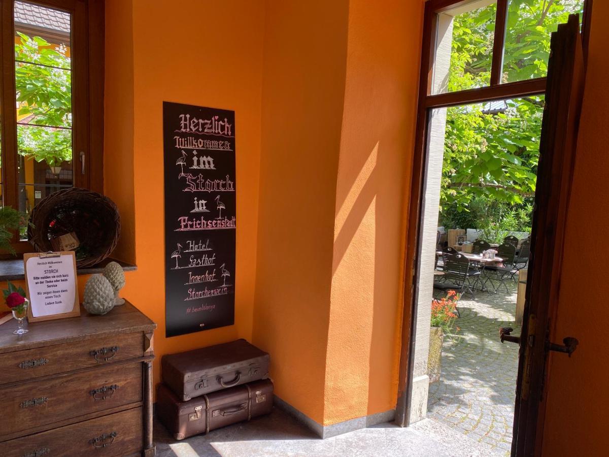 Gasthof Zum Storch Prichsenstadt Exterior foto